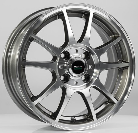 Megami MGM-5 6 x 14 4*100 Et: 49 Dia: 56 Megami MGM-5 6 x 14 4*100 Et: 49 Dia: 56